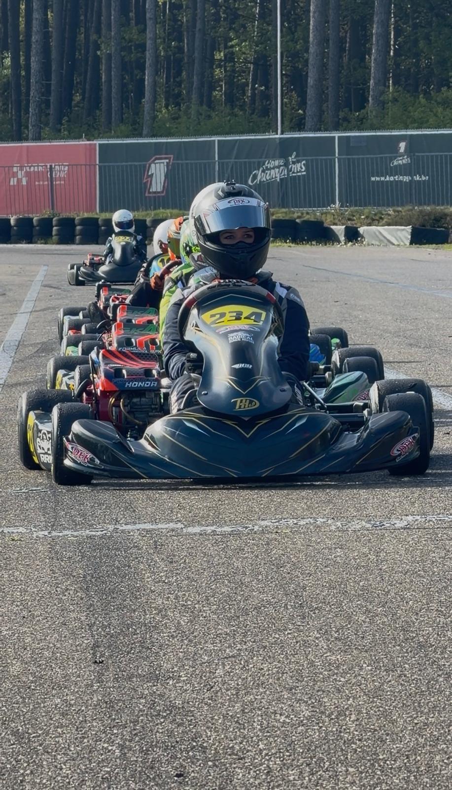 Op de startgrid in Genk